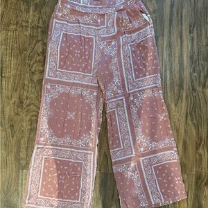 Kids Paisley Print Pants